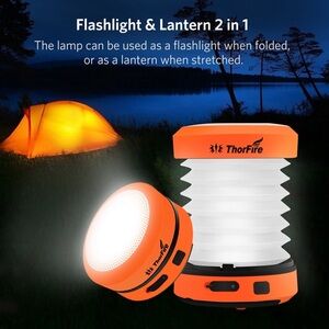 ThorFire Solar LED Pendant Light 1000LM Solar Shed Light 4 - Camping, Adventures